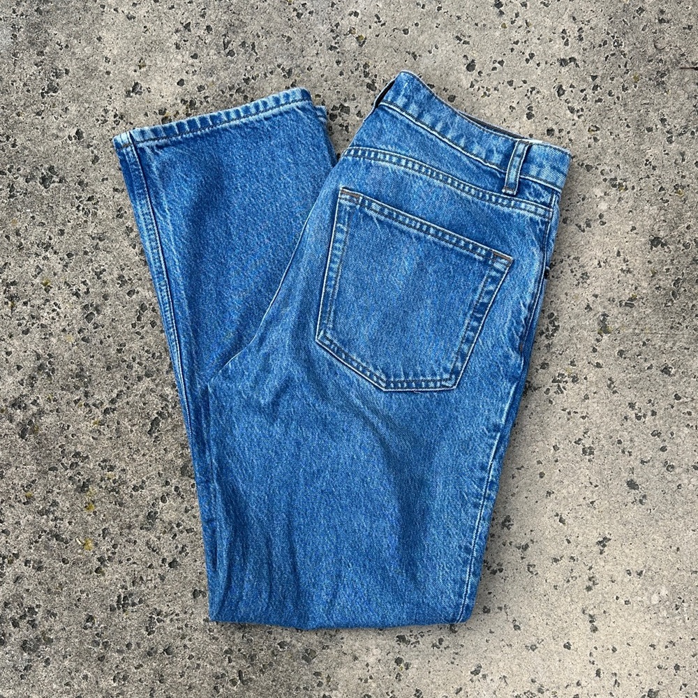 Reformation Women's Straight Blue Jeans